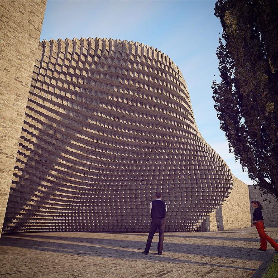 parametricarch's tweet image. Pixelated Blob, a surrealistic design by Architecture & surrealism.
#surrealism #surreal #brick #art #artwork #artinstallation #pavilion #facade #facades #artist