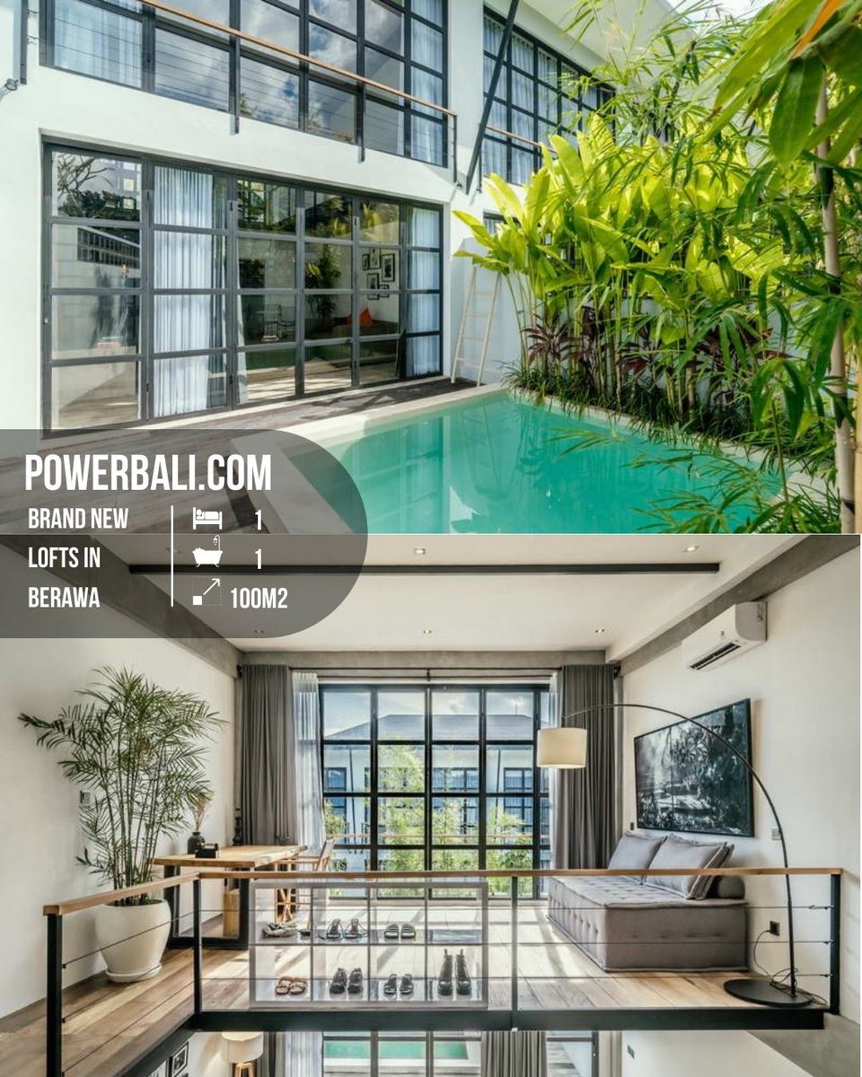 xpbali's tweet photo. RV-2631 Brand New Lofts In Berawa
#BaliVilla #LuxuryHomes #BaliProperty #Investment #BaliHome #VillaForSale #BaliPropertyAgent #powerbali https://t.co/aJfsz4LLPT https://t.co/LEp5rKSaGQ