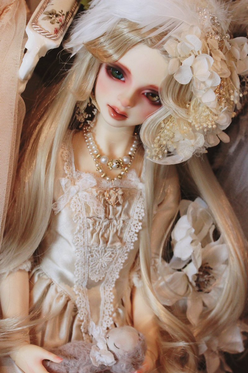 shiki6543's tweet image. アリス髪型変えた(o´艸`)
誰も似合わなかったウィッグ、、さすが難なく被りこなしてくれた(o´艸`)
ドレス(@ancienne_sk )様

 #ancienne
 #SDミシェル