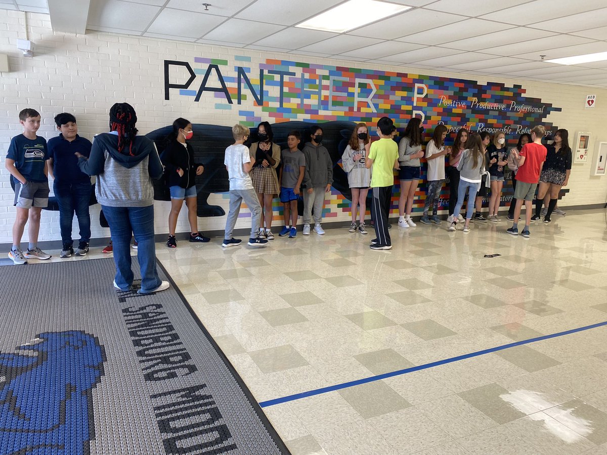 A great week of getting to know each other - so much fun I forgot to take pictures along the way. Have a great weekend, rest up and get ready to get to work! 💙🎶 #pantherpride #musicfam