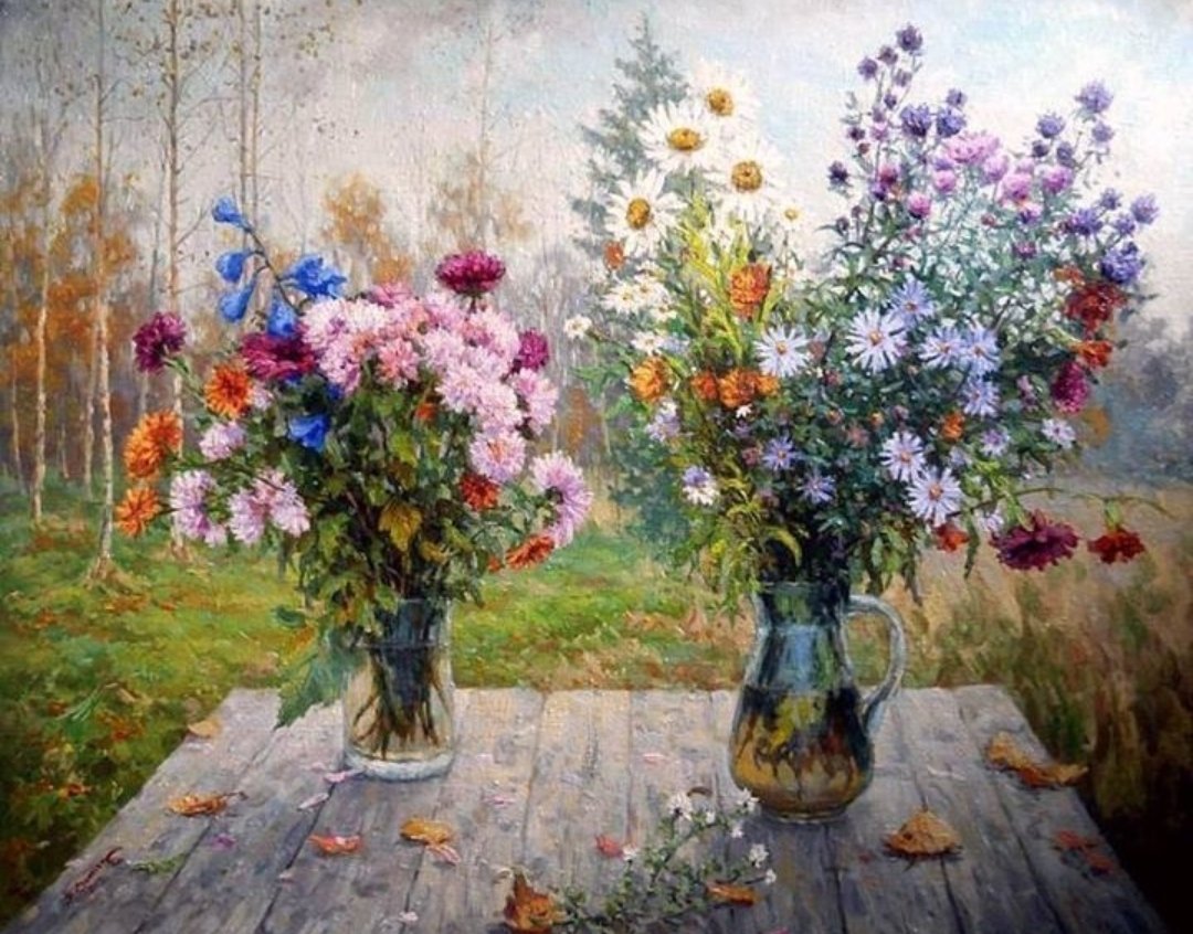 Художник Жданов астры