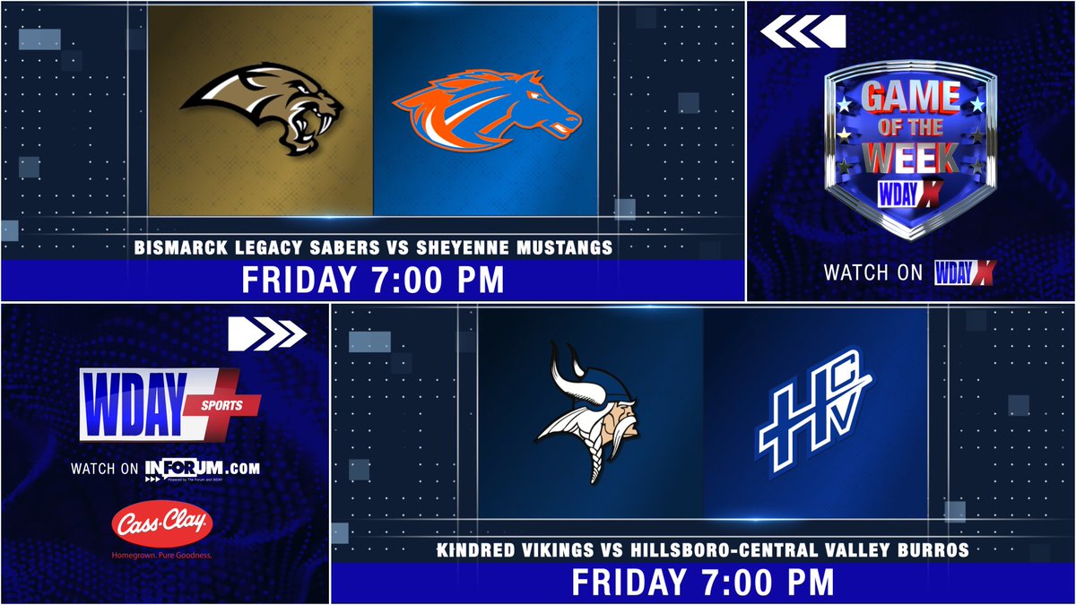 DomIzzoWDAY's tweet photo. Don’t forget we’ve got two great games coming up at 7. Join @CullenJHolt and @sam_goetzinger on the call of these games! Then #FDFonWDAY rolls at 10 on @WDAYSports! #SportsLeader https://t.co/A0fKsUDlqm