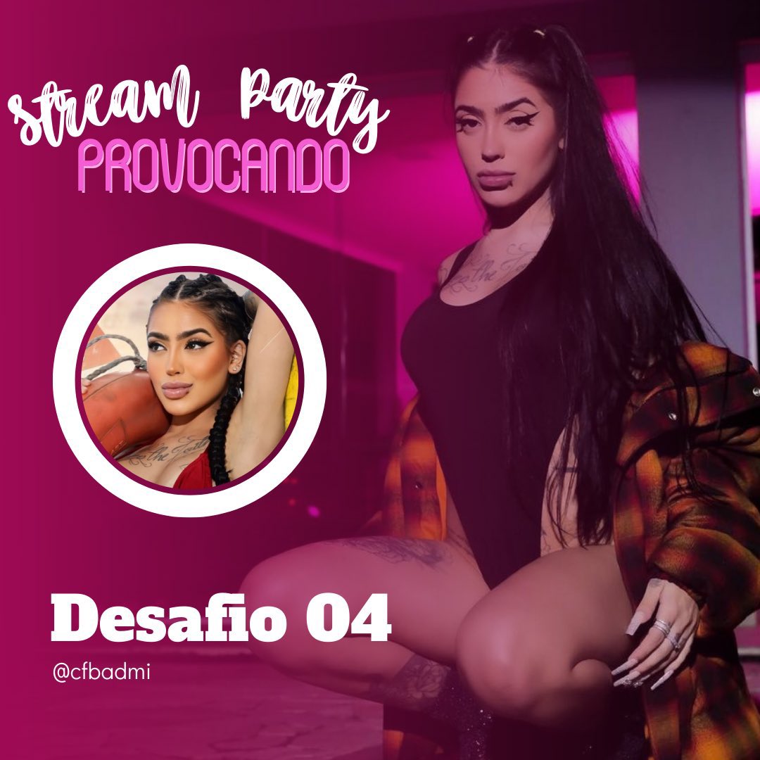 DESAFIO QUATRO  

ISSO OU AQUILO + COMENTAR DE  UM À CINQUENTA 

Frio X calor
Dia X Noite
Tênis X Salto
Twitter ×Instagram
Naruto X sasuke
Pop X Eletrônico 

STREAM PARTY PROVOCANDO 

META: TREZENTOS COMENTÁRIOS 
PRÓX: <a href="/dobrevex/">Juliana</a> 

OBS: ASSISTA PROVOCANDO youtu.be/pEHmRc9wgVU