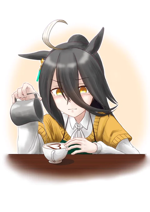 #ウマ娘#マンハッタンカフェ器用でも不器用でいいよね。 