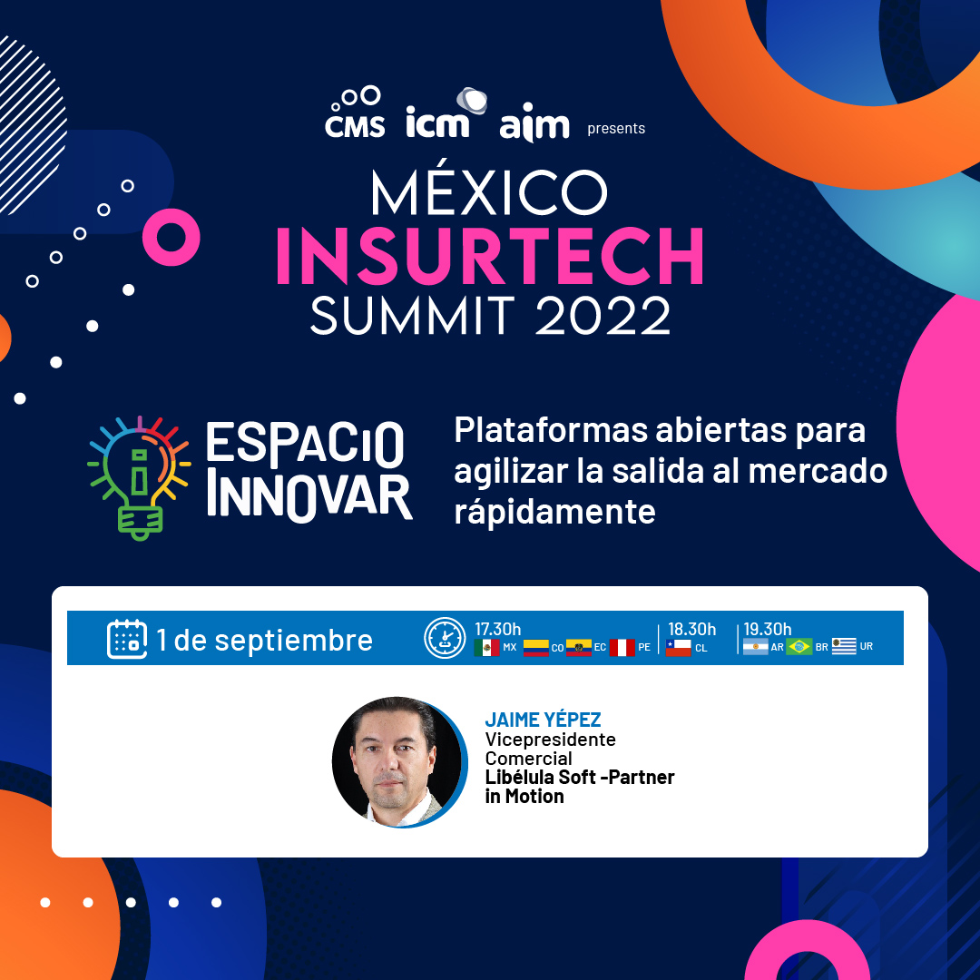 grupoinmotion_'s tweet photo. Los invitamos a participar en el 𝗠𝗲́𝘅𝗶𝗰𝗼 𝗜𝗻𝘀𝘂𝗿𝘁𝗲𝗰𝗵 𝗦𝘂𝗺𝗺𝗶𝘁 𝟮𝟬𝟮𝟮🌟🇲🇽
#𝗜𝗻𝗠𝗼𝘁𝗶𝗼𝗻 junto a nuestro partner #Libélula Soft y nuestra solución #BeAware360 participaremos como Sponsor y Speaker. Inscríbete al evento digital👉🏼 https://t.co/NMBC3K3sax

#mx https://t.co/Nixj8Ywk1g