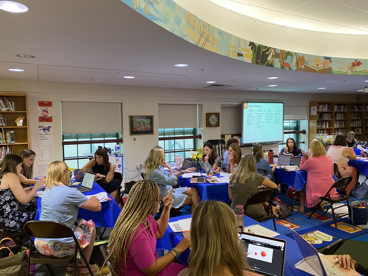 Media_ElSch's tweet image. Energy was back in the building as teachers returned for Eureka Math learning and getting classrooms ready to welcome students soon! @RoseTreeMedia