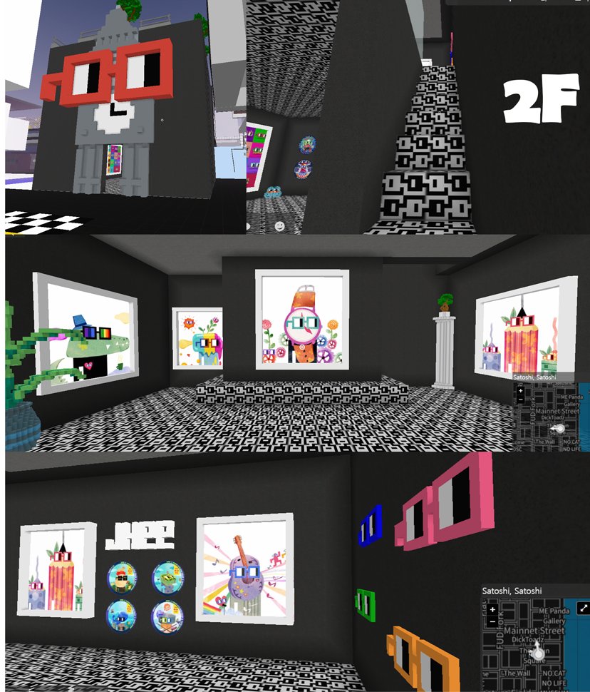 jheeart_nft's tweet photo. Built a fun place for 
@noun_o_clock⌐◨-◨  @SuperTightWoody
!It's on display now! I would like to thank the team for the wonderful exhibition.😍😍
My painting is on the second floor!!! Please look around a lot.
https://t.co/yrONN2ofB0
#nft #noundao #NFTCommunity #rhythmicalnft https://t.co/nuxtgODA8g