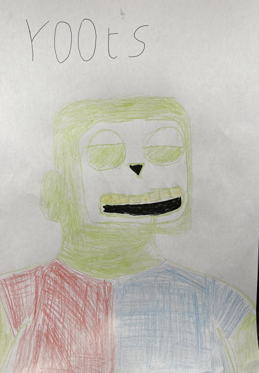 So, as i said in my <a href="/y00tlist/">y00tlist</a> application my younger brother is my go to person regarding nft art (he have good taste). he is so in love with <a href="/y00tsNFT/">y00ts</a> art that he made his own #y00ts wearing the <a href="/GenoaCFC/">Genoa CFC</a> jersey, please no hate he is 7. Tnx <a href="/frankdegods/">Frank</a> and <a href="/DeGodsNFT/">DeGods</a> 🫶