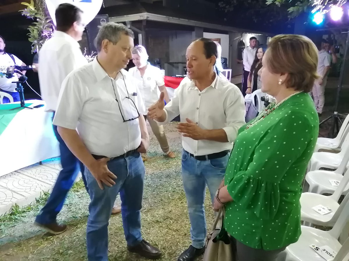 josefinaduarteb's tweet photo. Con Guillermo @GuiFerreiroPy acompañando acto de lanzamiento, junto a nuestro candidato Departamental Daniel Paredes.  #AlianzaPorlaPatria 
#PresidenteHayes 
✅️Opción13 
#JosefinaSenadora https://t.co/cK3aB4vnkC