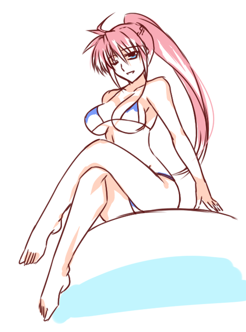 シグナムさん落書き。
スイカバー企画の没案供養^^ 