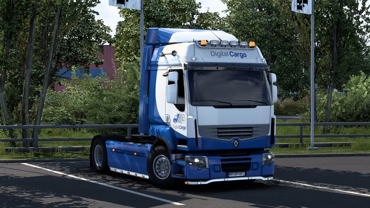DigitalCargoVTC's tweet photo. Exciting news!

Introducing our new paintjobs for all Renault and Man trucks.

We are working towards getting our paintjob on all trucks for both Euro Truck Simulator 2 and American Truck Simulator in the future.

Apply today: https://t.co/fMKT2TEVos https://t.co/VSIk470fVh
