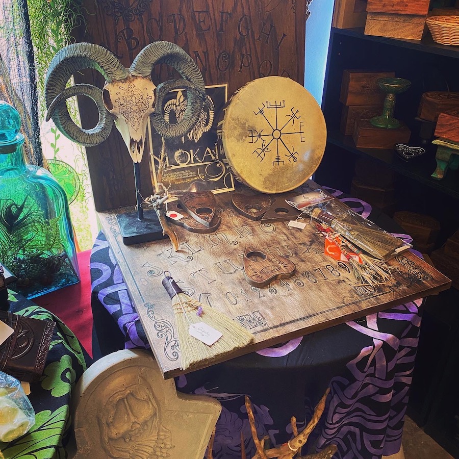 aromagregory's tweet photo. The Witches Lair of our shop is dedicated entirely to Witchcraft and Wicca and all things Craft oriented.
#AromagsBotanica #witcheslair #witch #witchcraft #wicca #pagan #norse #celtic #anglosaxon #pentacle #pentagram #talkingboard #planchette #thor #loki #odin #spellcraft https://t.co/Y5y7dix3Ag