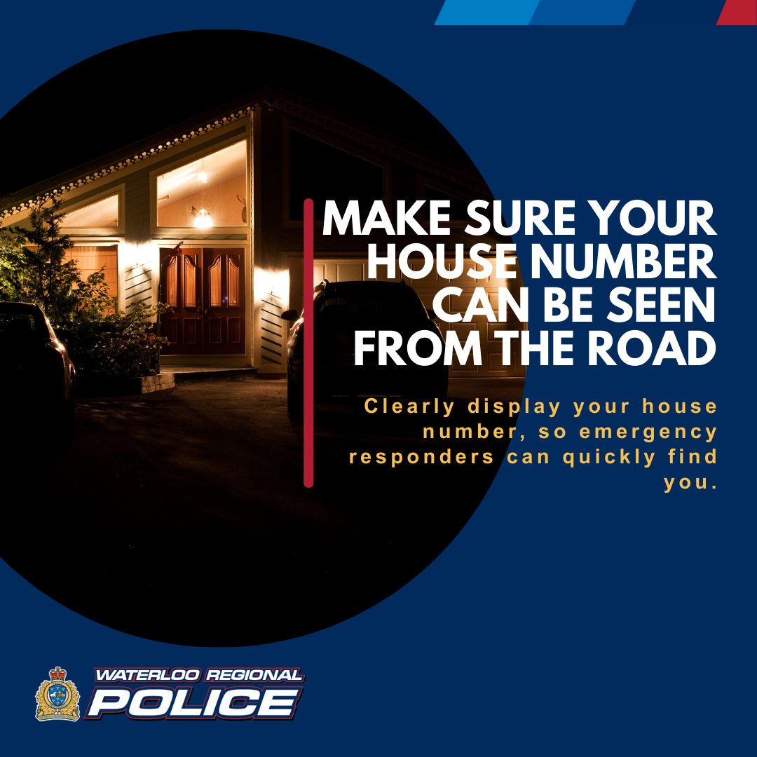 WRPSToday's tweet photo. As fall approaches, the sun is setting earlier and earlier.

Please take a walk around your residence this weekend. Is your house number clearly visible from the street?

Having clearly visible house numbers can help emergency services get to you faster when you need them. https://t.co/HP5M9UCvGp
