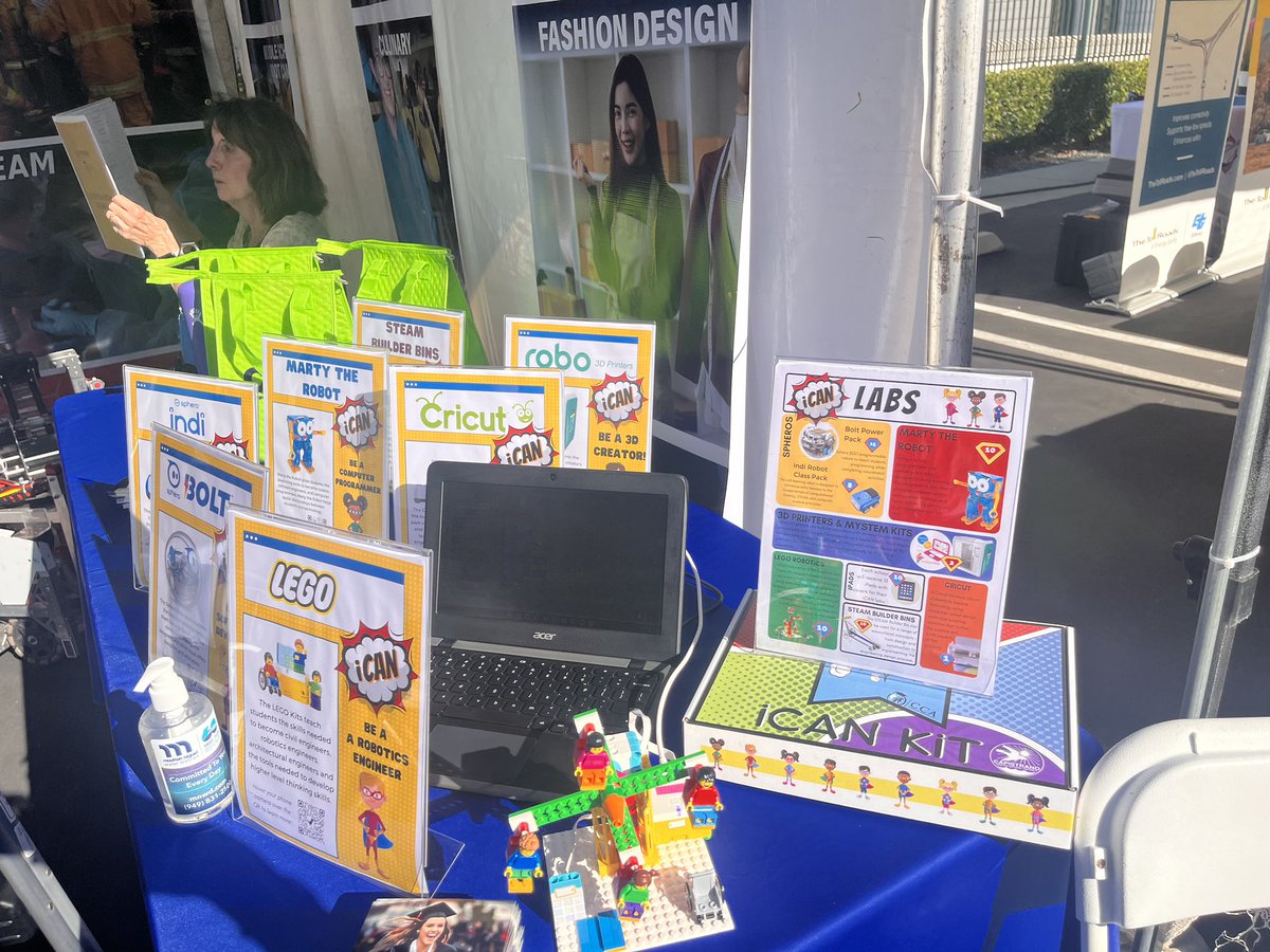 We’re excited to share our Capousd <a href="/theccadvantage/">CCAdvantage</a> K-12 career pathways at the Laguna Niguel Sea Country Festival this weekend. If you’re local, stop on by! #CUSDiCanLabs #STEAM #CCadvantage #edtechchat #edtech #technology #innovation #caposhares