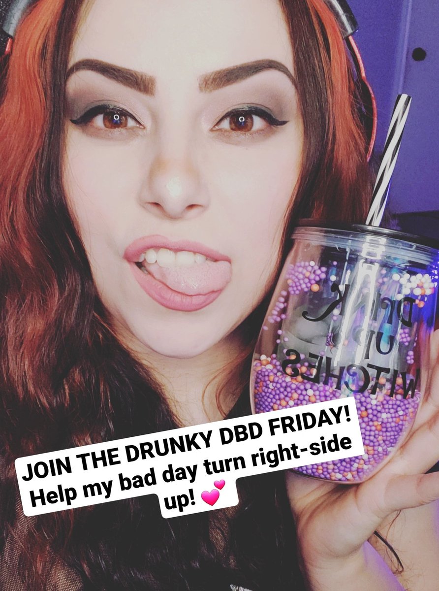 FinalChelly's tweet image. COME JOIN THE DRINKY #DBD FRIDAY CHAOS ON MY TWITCH STREAM! HAPPENING NOW!
twitch.tv/ChellyBadger
#DrunkByDaylight #DBD #DeadByDaylight #StreamingLive #Metalhead #GirlStreamer #Funny