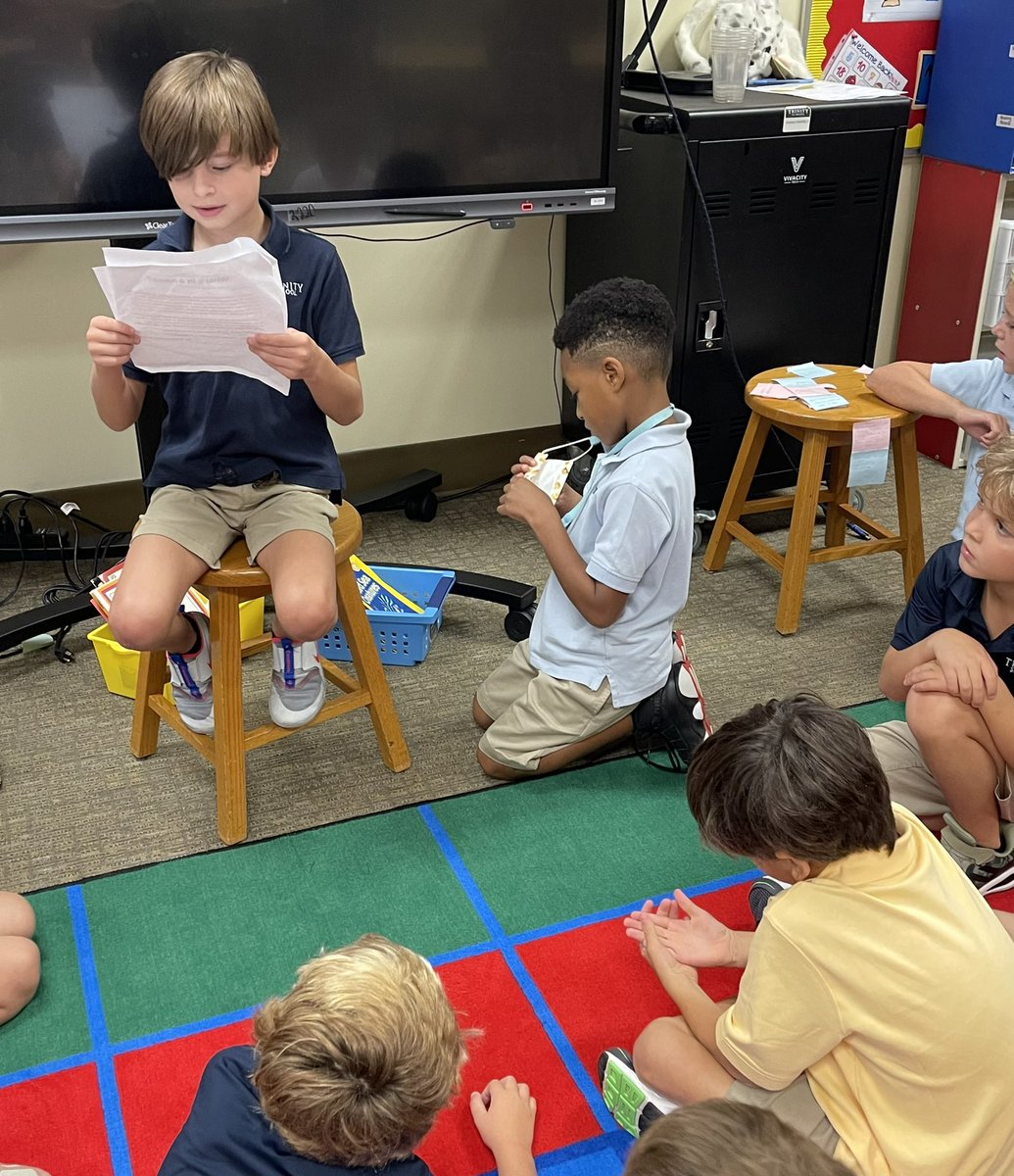 Our names are an important part of our identity. We asked our families to share the meanings and stories behind our students’ names. We enjoyed learning more about each other by listening to the stories shared. #trinitylearns
