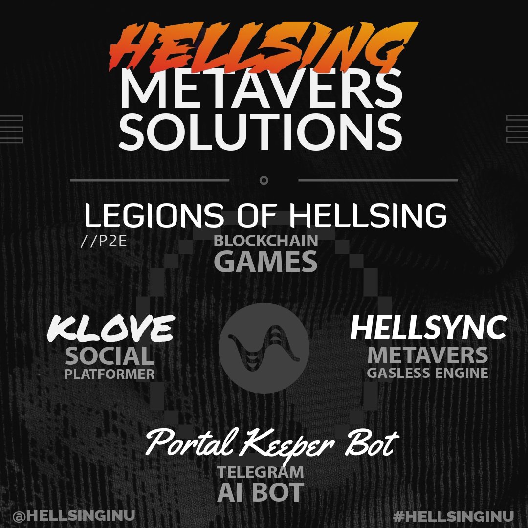 InspectorColt's tweet photo. @HellsingInu is ready to fly. Up 14% when everyone else is down. Look elsewhere, if you enjoy losing. First deployment of #Hellsync ZK Rollup is complete. Big moves coming for #ETH, the #Metavers and #GameDevs everywhere. ✌️

#Crypto #BTC https://t.co/QcdvHQlYvn