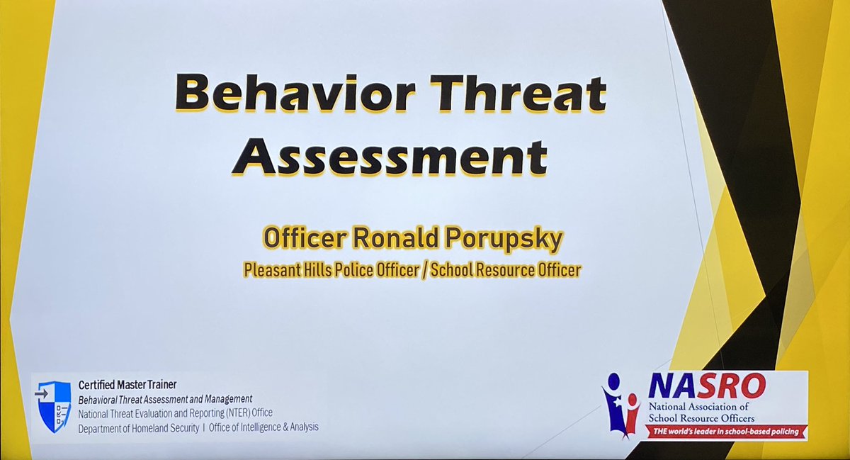 I’d like to thank <a href="/DrSardon/">临沂</a> for the awesome opportunity to teach 📚 the <a href="/wjhsd/">West Jefferson Hills SD</a> staff about Behavior Threat Assessment. This class defined targeted violence, the Pathway To Violence, how to identify and report behaviors that require intervention.  #Proactive #Prevention #Mitigate