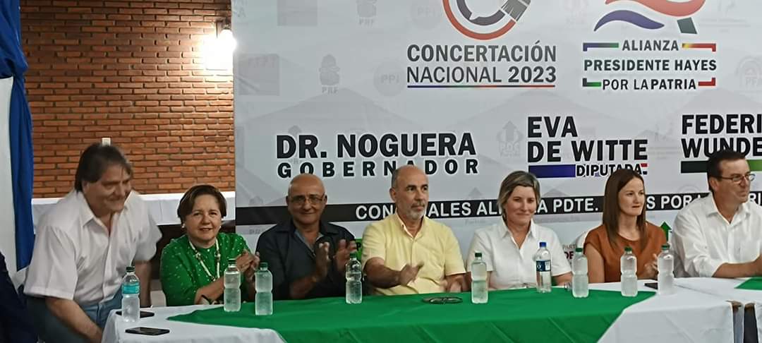 🟢 Estamos en la Ciudad de Villa Hayes con la Alianza Presidente Hayes en la presentación de candidatos a Gobernador Dr Jacinto Noguera,candidatos a diputados y junta departamental <a href="/GuiFerreiroPy/">Guillermo Ferreiro Cristaldo</a> Pte de la Concertación y la  candidata a Vicepresidenta de la República <a href="/solenu/">Sole Núñez</a>