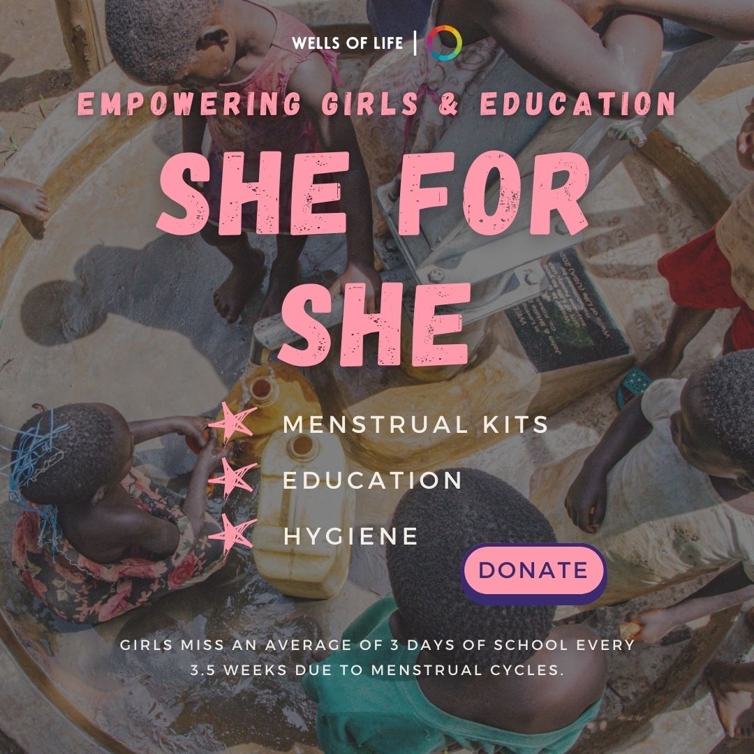 wellsoflife's tweet photo. Happy Women’s Equality Day! 😁 To raise awareness, we have partnered with a Ugandan-based social enterprise called She for She.  

This program offers educational opportunities for girls regarding their menstrual cycles and gives them menstrual kits. 
https://t.co/lYz7fsBdCq.🧡 https://t.co/OyzJJej699