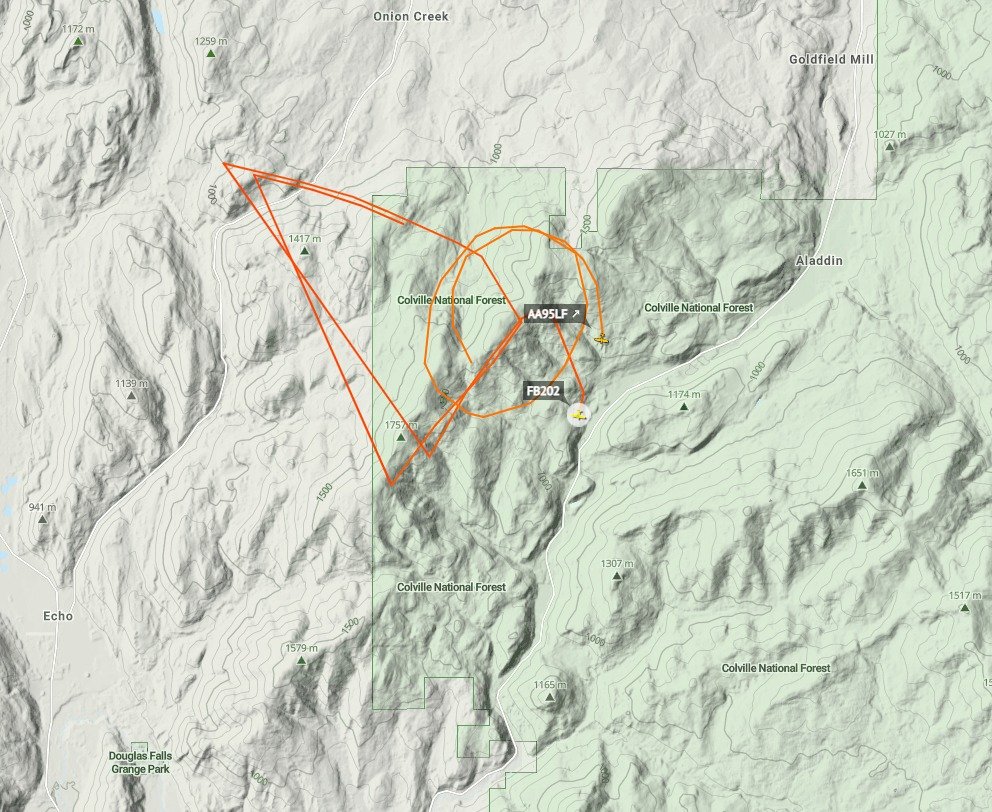 EWFIREANDHAZARD's tweet photo. #NORTHFORKFIRE
#StevensCounty
Incident # NES-1744
Date of Origin: 8/25/22
Location: GILLETTE MOUNTAIN
TRS: 37N R40E Sec 16
Lat/Lon: 48 42.810, -117 46.734
Size: 3 ACRES
Status: STAFFED - AIR ATTACKS
FB 202 FB 247 NC 41+Crew
Source: WildCAD (5:15pm)
https://t.co/TSX14iZAri https://t.co/z2RE7BhFsY