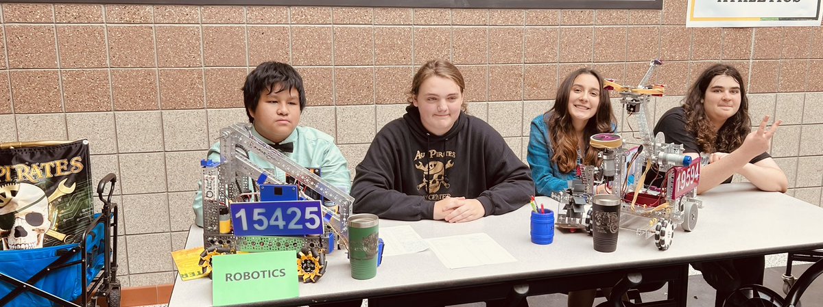 ParkCenterRobot's tweet photo. Open to current and future PCSH students grades 7-12. Meets Tuesday and Thursday after school. 🤖🖤💛💚☠️ https://t.co/CbPLhC4XOG