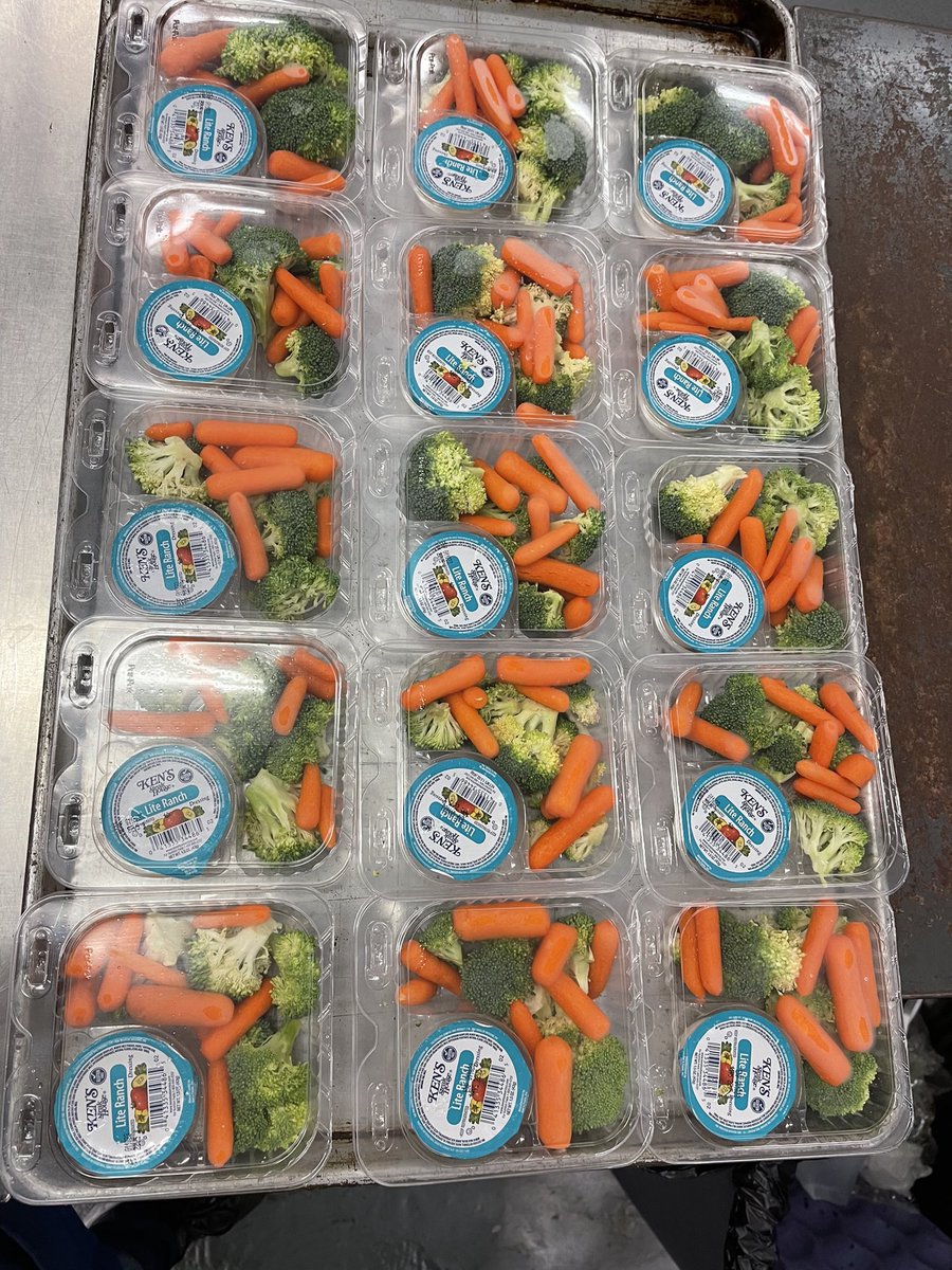 1st week in the books! Fresh Fruits and Veggies served all week
