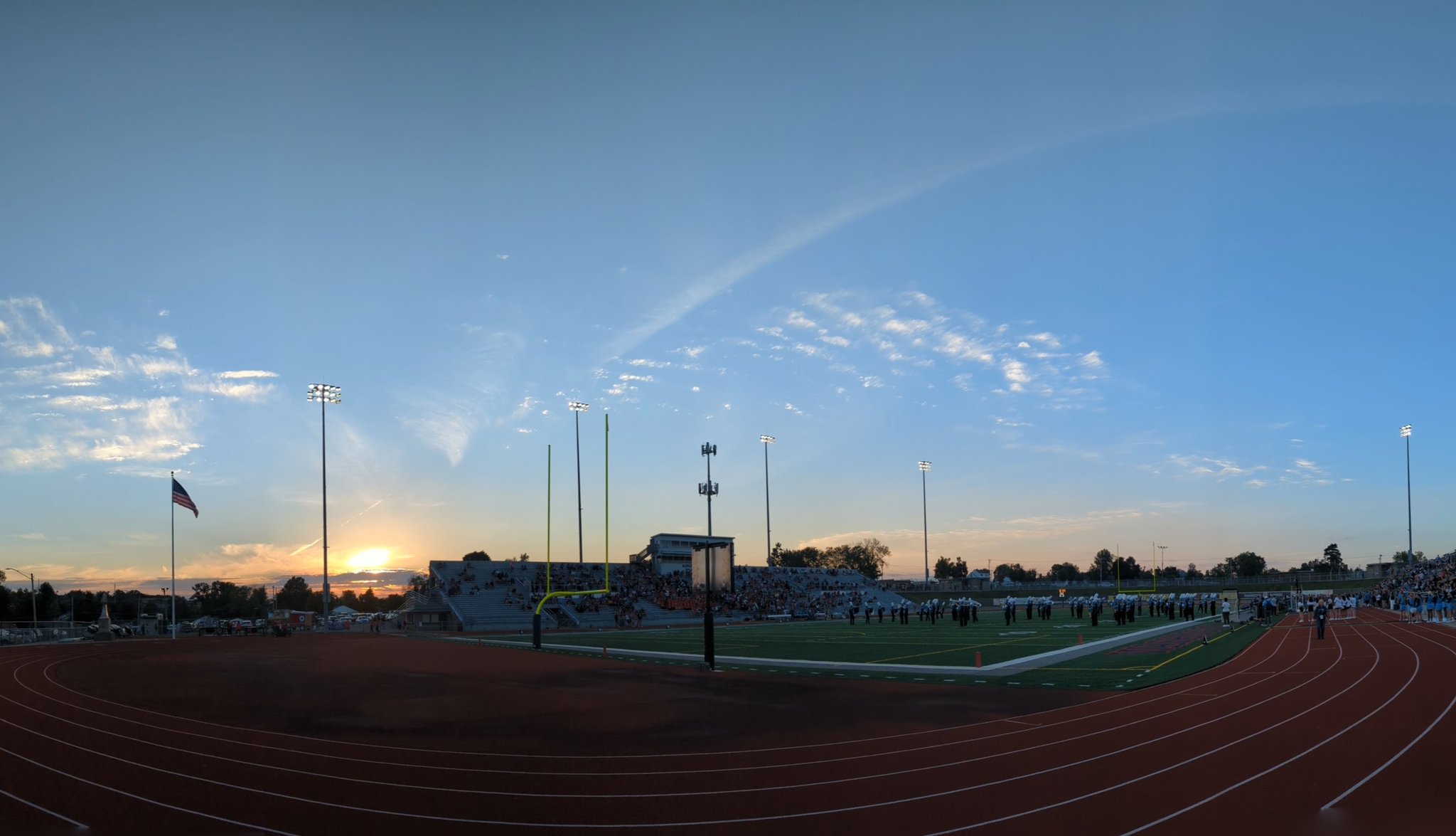 Mike Graber on Twitter "Sunset Kingston Friday Night Lights football