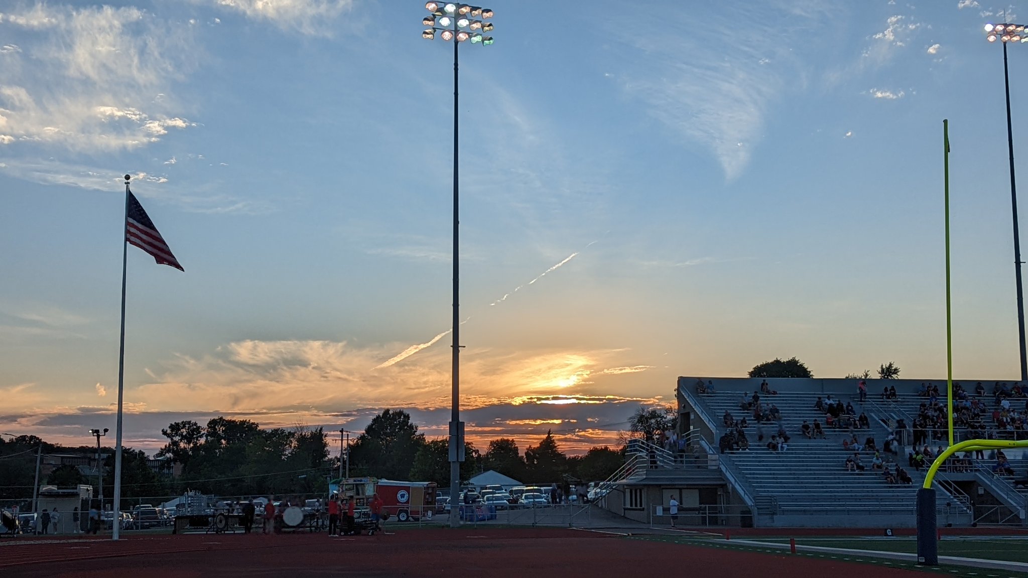 Mike Graber on Twitter "Sunset Kingston Friday Night Lights football