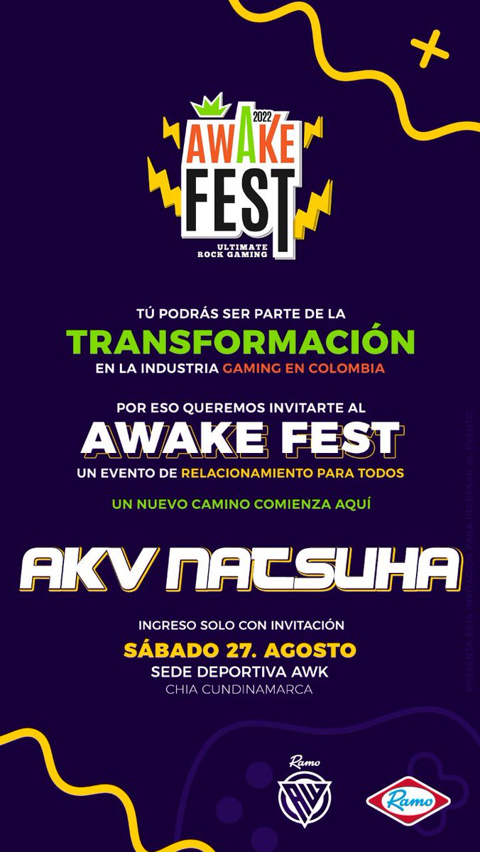 natsu_gg's tweet photo. Mañana estaré en el #AwakeFest 💁🏻♀️✨
Gracias por la invitación 🤭
¿A quién me encuentro mañana en la fría Bogotá? 🙌🏼 https://t.co/AF8pjyICXY