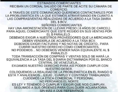 Comerciantes en el ojo del huracán por tasar los productos a Dólar Paralelo