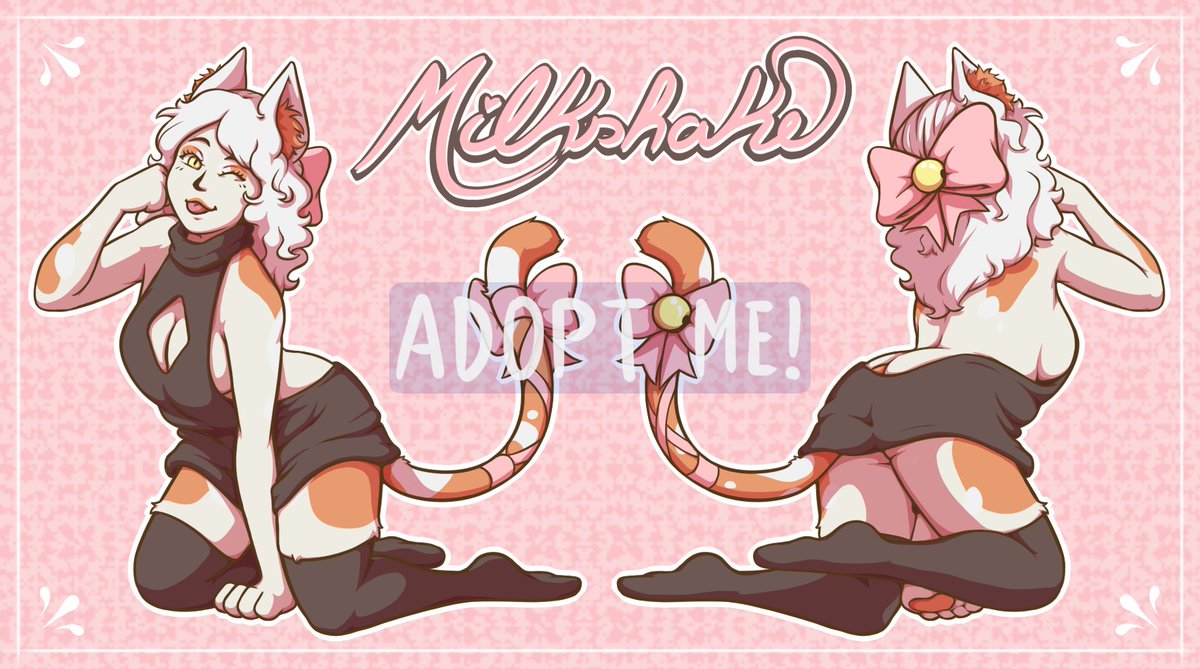 DiadaJesca's tweet photo. Hewwo :3 wanna adopt my cat girl mommy? go check her out on my YCH page~ She's up for grabs!
https://t.co/AbI4FuzQoG
.
#catgirl #adopt #adoptable #furry #digitalart #virginkillersweater #thighhighsocks #hentai https://t.co/rd4SAWwKww