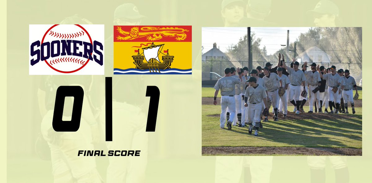 IslandersPEI's tweet photo. ISLES WIN!
Pick-up Mark Phillips comes up big with a solo shot and that's all the Isles needed in this one. Jay Johnston pitches an absolute gem, going the complete game while striking out nine.
#IslesBaseball https://t.co/5hUe3qfac0