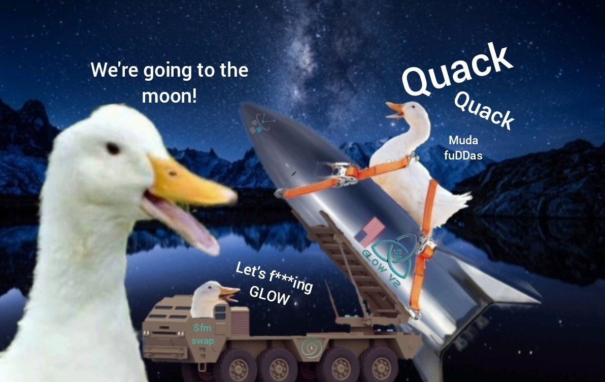 justaguyonx11's tweet photo. DUCK memes anyone?
#safemoonswap #BBTF #GlowV2 #LFGLOW #quackquack https://t.co/VSSN7abJmi