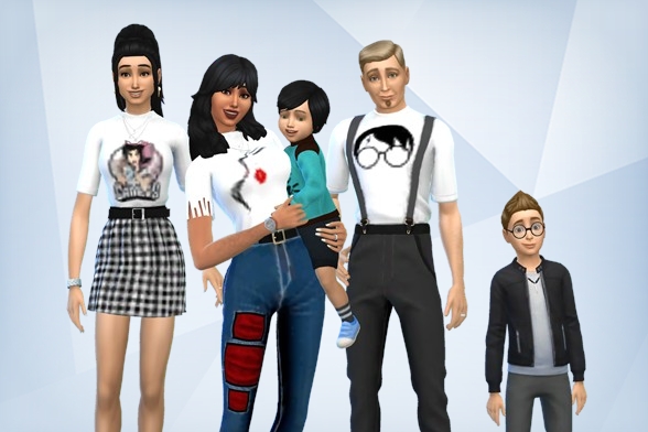 RedMo00m's tweet photo. Familia Saballus .. Nuestra Amada Maria Fernanda se caso y ahora somos 5 !! #thesims #thesimsfamily #TheSims4 https://t.co/LXF7HN4vEu
