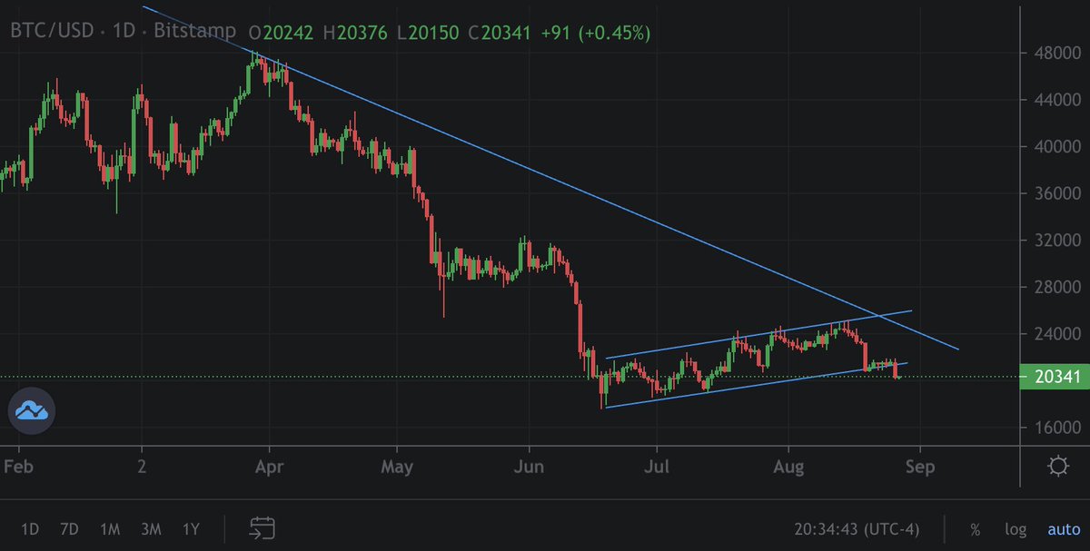 It's not looking good HODLers. I don't think my son <a href="/SpencerKSchiff/">Spencer Schiff</a> wished for a #Bitcoin crash for his birthday. Hopefully he doesn't make the mistake of assuming the crash is a birthday gift to buy some cheap sats. No matter how low the price, sats will always be expensive.