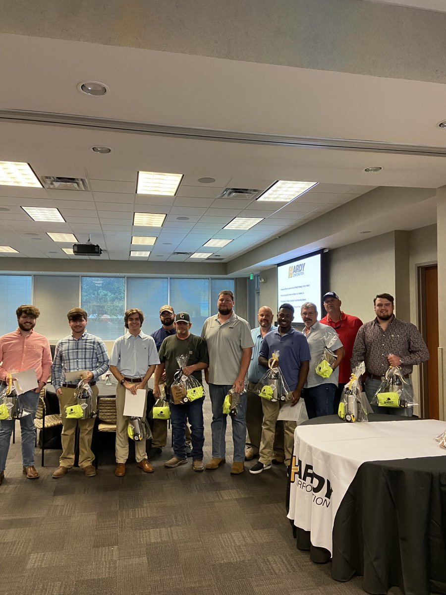 KHolderWorks's tweet photo. Honored to get the chance to celebrate Hardy Corporation’s inaugural apprenticeship class! I have thoroughly enjoyed working with Hardy’s leadership &amp; I know this program will be successful for years to come! Also, check out that awesome swag! Congrats! @AOA_Works @ALWorksSystem https://t.co/sL1JfkLdjx