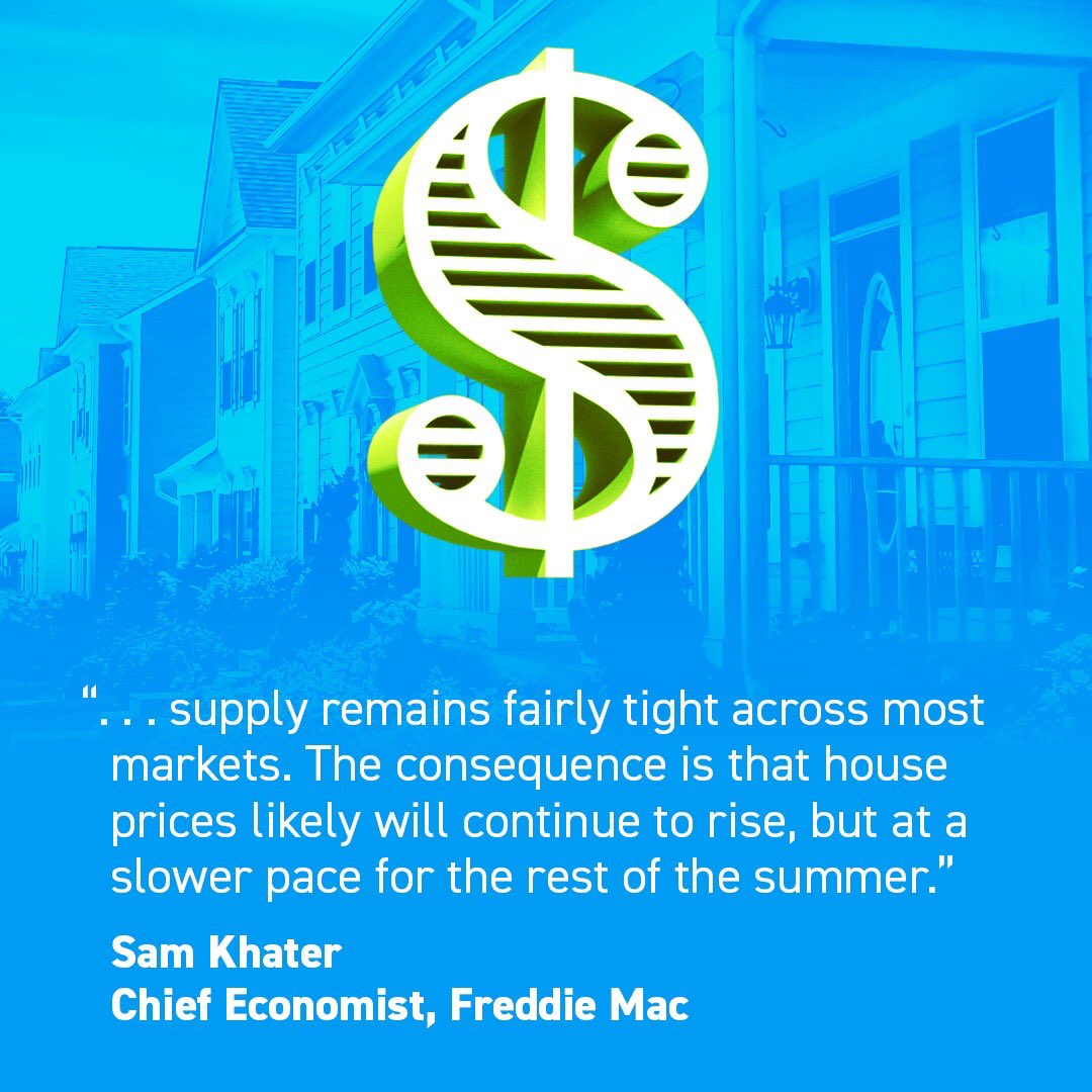 LittleDreamHms's tweet photo. While the supply of homes for sale is improving, inventory is still low overall. That’s one reason experts forecast home prices will still appreciate this year in most markets, just at a more moderate or decelerated pace. https://t.co/5b3s2axdVE