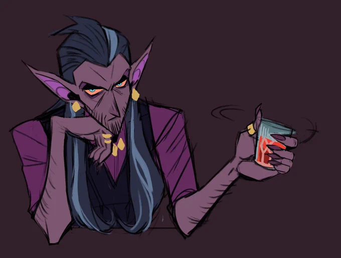 sorry feeling the urge to throw out old art a lot tonight??? i had a realization a while back while putting together my faceyourart post that I gave elf!silc/o the same eyes as another totally different character.  so I'm trying to figure out new eyes for him ....  