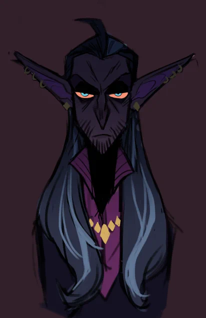 sorry feeling the urge to throw out old art a lot tonight??? i had a realization a while back while putting together my faceyourart post that I gave elf!silc/o the same eyes as another totally different character.  so I'm trying to figure out new eyes for him ....  