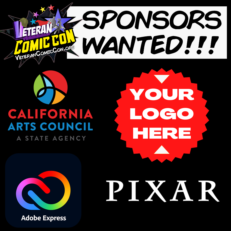 VeteranComicCon's tweet photo. Learn how to become a Sponsor at: https://t.co/T58MlMetKD - Multiple levels of sponsorship are open and this is a great way to promote yourself while participating in a good cause! 

- @VeteranComicCon
#comiccon #metaverseevents #indieartist #indieshop #comicbookartist #CEOs