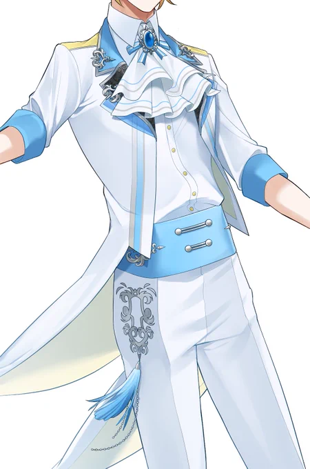 この服のデザインも気に入ってるから見てほしい。めっちゃアイドル&amp;王子感強い爽やか素晴らしい 
