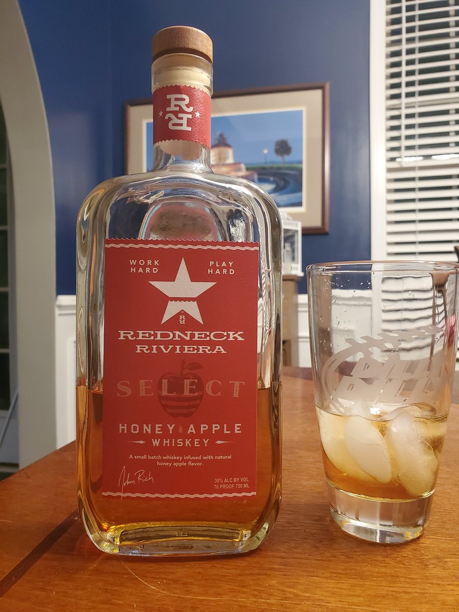 heyjimbousaf's tweet photo. Tonight's Unofficial "Official" drink for @OfficialOPLive is @RedneckRiviera #HoneyApple Let the shenanigans commence! #OPLive #OPnation https://t.co/CEmgNWKTcz
