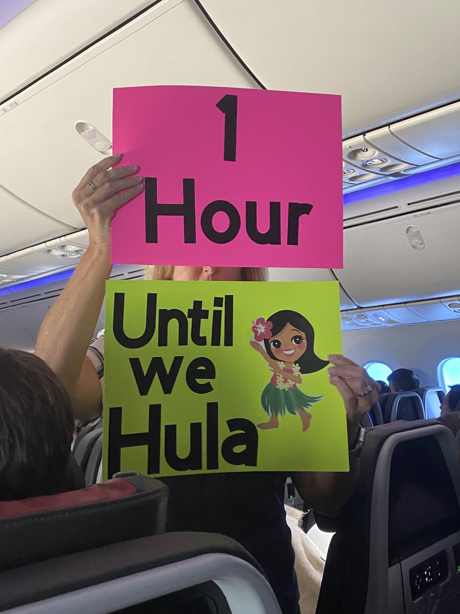 galiberti's tweet photo. Loved the @AmericanAir flight attendants getting us excited to land in @Maui today! We can’t wait to explore the island and hula! Mahalo #AmericanAirlines #Hawaii #Maui #TravelBlogger #FamilyTravel #hula #travel #HawaiiTravel https://t.co/sLmtgg0gvp