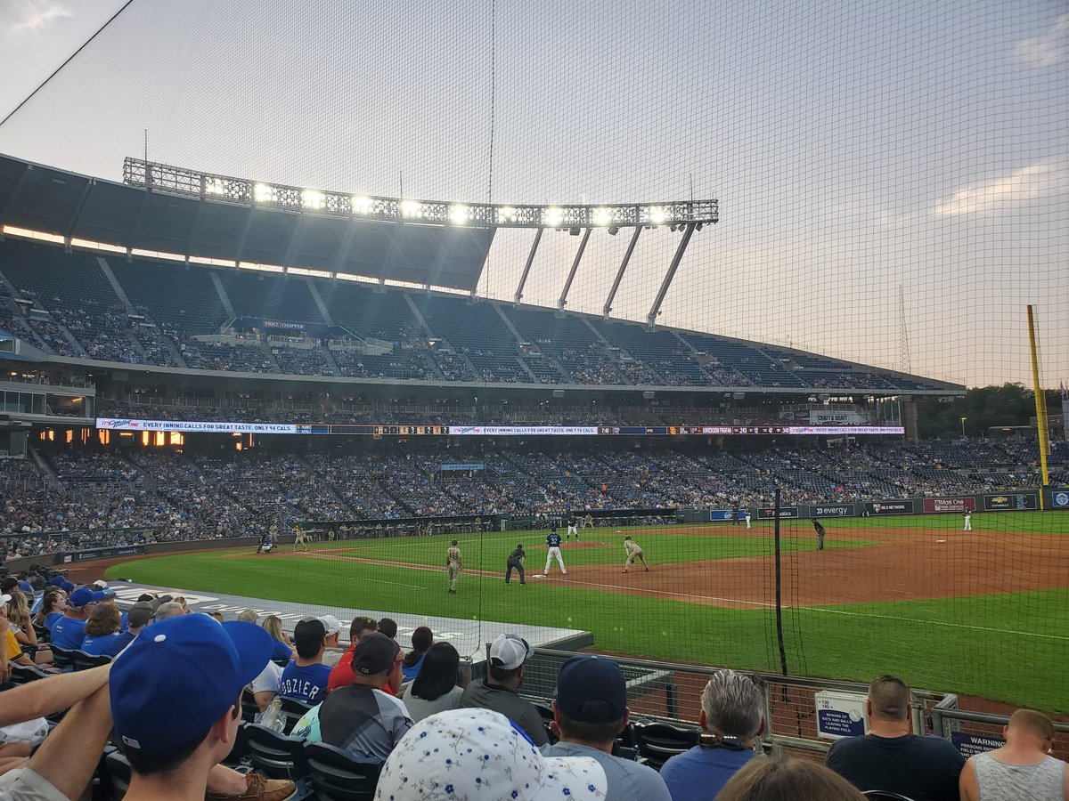 tower_hayden's tweet photo. Thanks for the tickets Talley! Nice seats!  #Talley #Royals https://t.co/0ehXsjOS8B