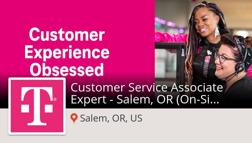 lillyrami's tweet photo. Are you a Customer Service Associate Expert - Salem, OR (On-Site-Only) in #Salem? T-Mobile Careers is waiting for you! #job https://t.co/NqKiEyqGdf #BeMagenta https://t.co/Wk0ydGH6Gs