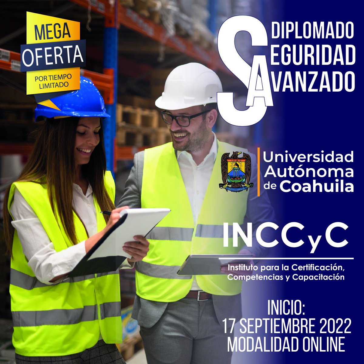 inccyc5's tweet photo. ¡El Diplomado más completo de México!
Modalidad 100% en línea
Facilidades de pago y ofertas espectaculares

Solicita informes 
Tel. 844-228-98-91

#seguridadindustrial #incendios #calidad #Seguridad #SST #seguridadehigiene #seguridadlaboral #saludocupacional #saludlaboral https://t.co/og3aP6waOr