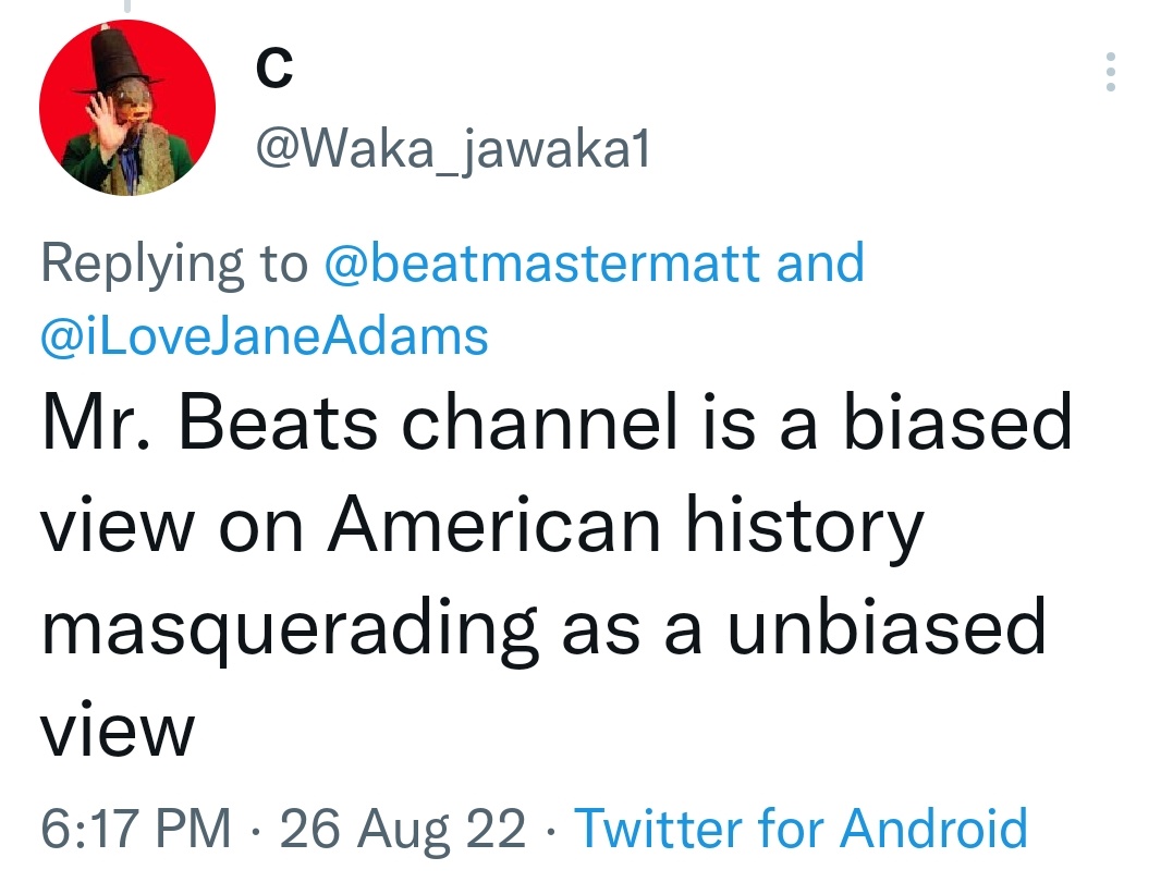 beatmastermatt's tweet image. For the record, everyone is biased. Literally everyone.