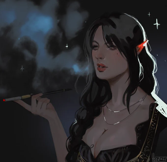 PLEASE LOOK AT THIS COMMISSION OF MY WIFE BY  ...I KISS HER A MILLION TIMES !!!! 