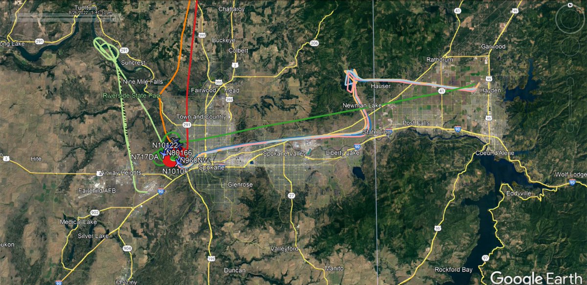 fire_feeds's tweet photo. Firefighting aircraft fighting the #PalisadesFire in N #Spokane with level 3 evacuations
https://t.co/1TM5GyfITl
Vanarsdale Air
#N1010F
N61PC Leasing
#N61PC
Aero-Flite
#SCPR262
Aero spray
#FB205 #N10122
#FB206 #N3072Y
#FB207 #N717DA
#FB210 #N80166
NW Helicopters
#N960NW
🇺🇸❤️🔥 https://t.co/A0fRrGPDqH
